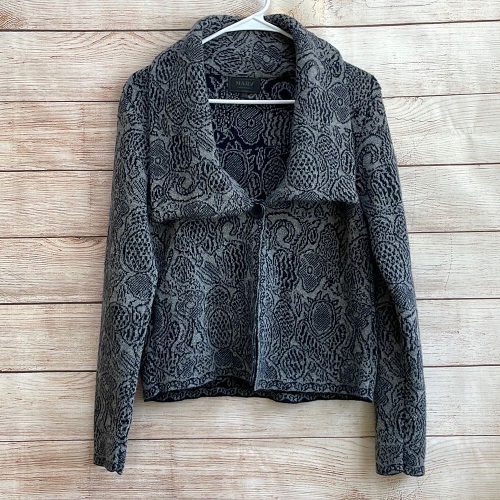 MARV MADE IN ITALY WOOL BLEND SWEATER